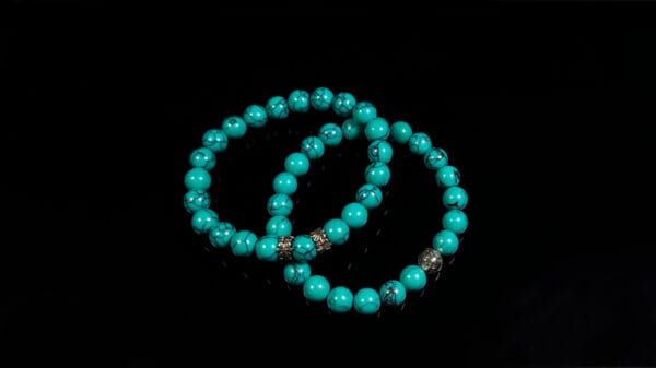 Turquoise Sliver Beaded Bracelet