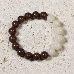 Golden Silk Sandalwood Bodhi Beaded  Bracelet