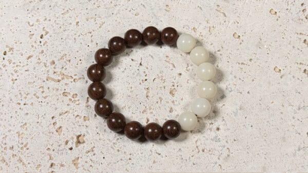 Golden Silk Sandalwood Bodhi Beaded  Bracelet